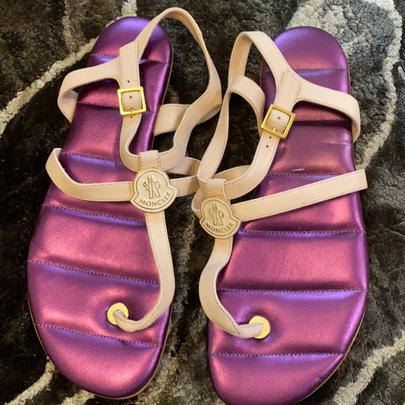 Moncler Camelie Women’s Sandal Eur 37 New - Picture 1 of 3
